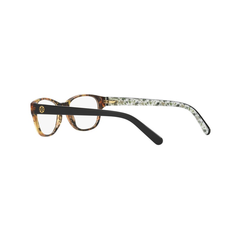 Tory Burch TY2031 Eyeglass Frames 3154-49 - Yellow Tort/black Batik