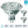KOR (Pack of 2 10 Watt MR11 12 Volt Precision