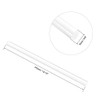 sourcing map Acrylic Round Rod, Clear,5/8" Diameter 12-1/4" Length, Solid