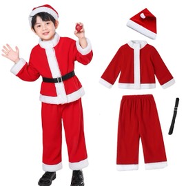Lalapala Santa Cosplay, Costume, Children, Christmas, Santa Clothes, Santa Claus, Cosplay, Cute, Warm, Kids Costume, Santa Costume, Girls, Boys, Hat Included, Fluffy, Parties, Cultural Festivals