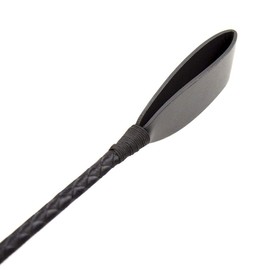 Kisbeibi Horse Whip, Lightweight Riding Crop with Handle PU Leather Lash Supplies(size:30cm)