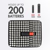Tenergy Alkaline Batteries & Storage Case, 100xAAs 100xAAA Batteries and