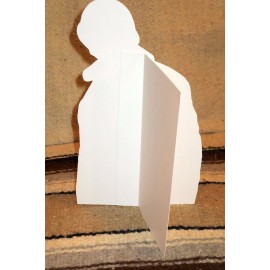 General George Patton World War 2 Figure Color Tabletop Display Standee 9.5"Tall