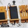 MUSIN Multi-Stand DAP Tablet Stand Smartphone Holder Tabletop, Bamboo Design,