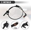 X AUTOHAUX Front Rear Left Right ABS Sensor, Wheel Speed
