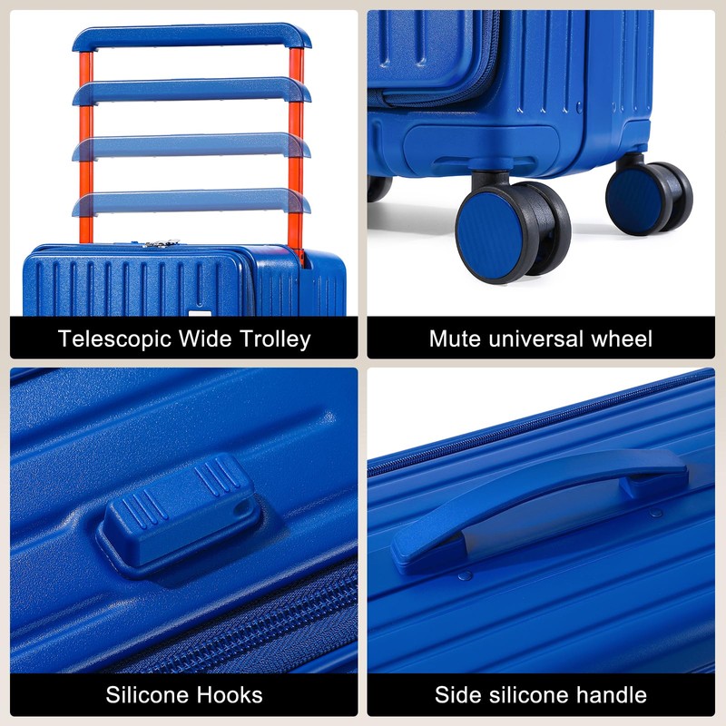 Joyway Hardshell 24 inch luggage with spinner wheels, Lightweight Hardside