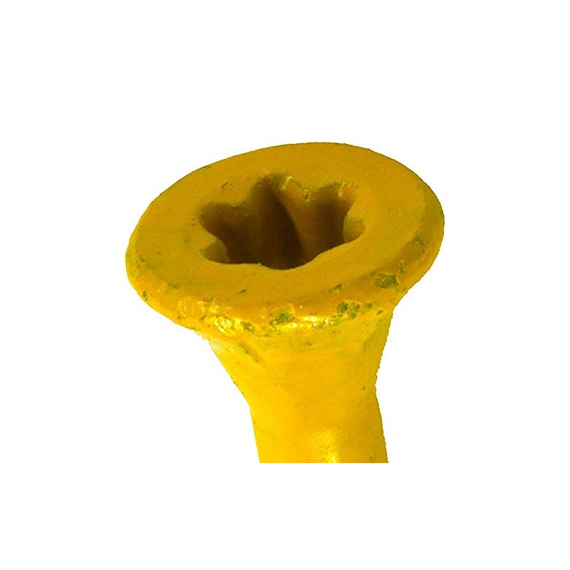 DECK SCREW 8X2" TAN 1#