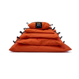 VIAM Outdoors | G3 Glacier Gear Grab | Organizer Storage Pouch for Luggage and Backpacks | 5 Count | 1.9oz Fabric | Orange