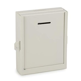Sturdy Lockable Wall-Mounting charity Donation collection Box Heavy Duty Thick Metal Secured Charity Box Fundraising Donation and Ticket Box With pre drilled holes Size 9" H x 7" W x 2.5" D Side Lock
