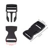 DBOO 10 Pack 25mm Plastic Buckles - Side Quick Release