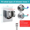 GwernKB Shower Head Holder Strong Adhesive No Drilling Wall Mount