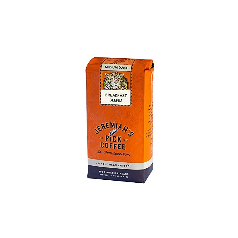 Breakfast Blend - Whole Beans - 10oz, Caffeinated