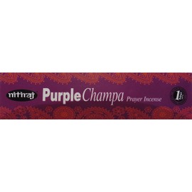 Nitiraj Purple Champa Natural Prayer Incense 25gm Single Packet