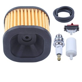 Mtanlo Air Filter Fuel Filter Line Hose Spark Plug Stop Switch For Husqvarna 372 372XP, HD Air Filter, Fuel Filter, Fuel Line Hose, Spark Plug, Stop Switch