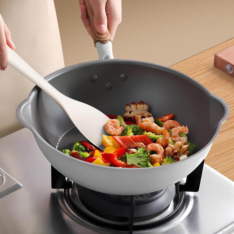 AOTHOD Silicone Cooking Utensils Set - 446°F Heat Resistant Silicone