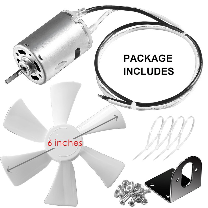 PlusRoc RV Vent Fan Replacement 6 inches RV Exhaust Bathroom