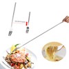 an 1 Piece Stainless Steel Telescopic Extendable Fork for Dinner