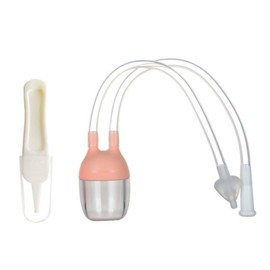 Meiyea Baby Nasal Aspirator, for Baby for Baby and Toddlers Nose Congestion Relief-Pink