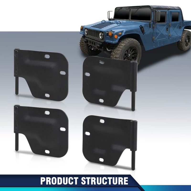 PIT66 Door Hinges Compatible with HMMWV M998 4pcs