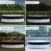 Poolergetic 24FT Round Pool Cover, Heavy Duty Pool Covers for