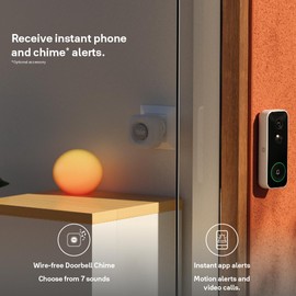 Yale - Doorbell Chime - Indoor Chime - Selectable Ring Tones - Plug-in Installation - EU & UK Power Modules - Accessory Compatible with Yale Smart Video Doorbell
