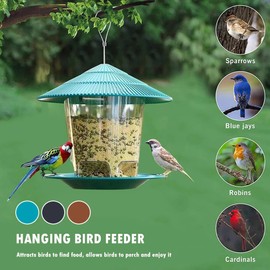Bird Feeder Automatic Foot Feeding Tool Outdoor Bird Feeder Hanging Nut Feeding Multiple H