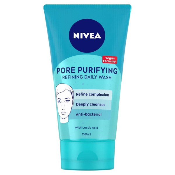 NIVEA PURIFY PORES Daily Wash Scrub (150 ml), Purifying Face