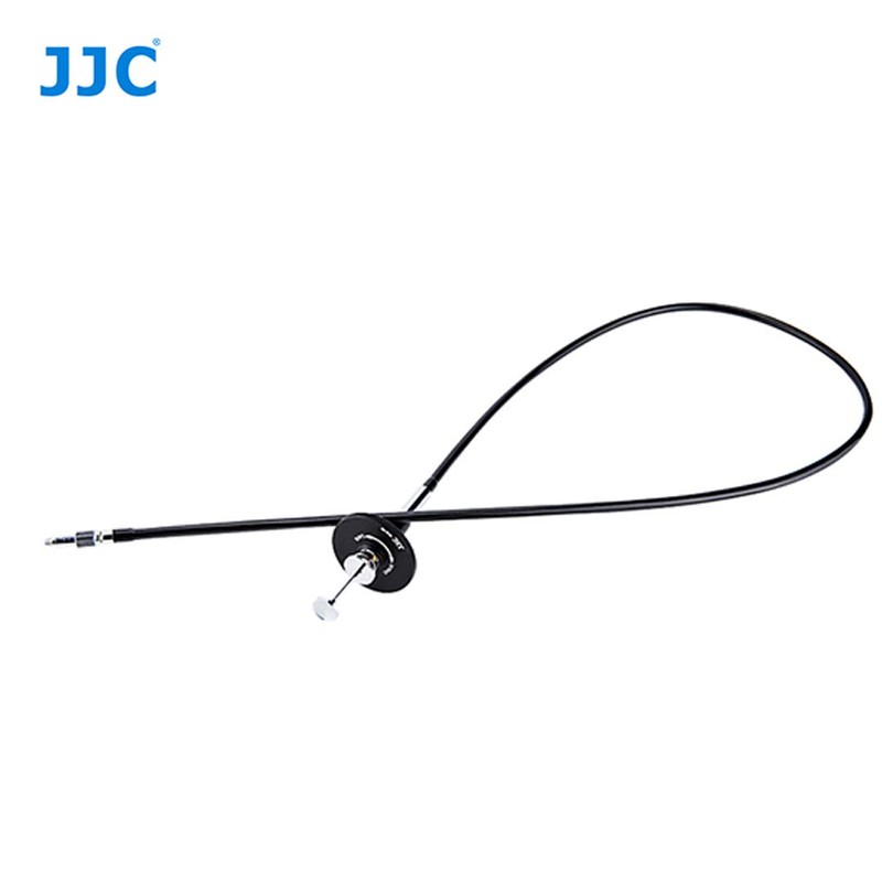 JJC TCR-70BK Black 70cm Threaded Cable Release, Mechanical Shutter Release
