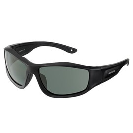 Shimano HG-064P Polarized Fishing Sunglasses, Floating Fishing Glasses, Matte Black, Smoke