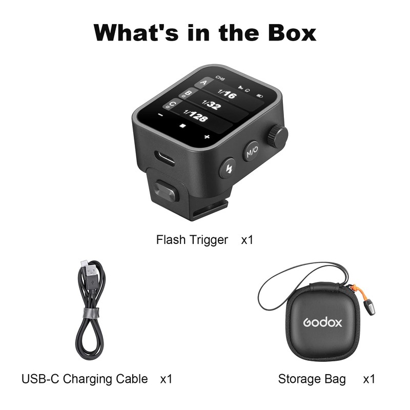 Godox X3C X3 C X3-C TTL Wireless Flash Trigger Compatible