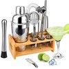 Cocktail Shaker Set -13 +1 Pcs Cocktail Mixing Set Stainless