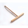 Tredoni 14cm Wooden Batter Spreader/Rake T-Stick - Professional Pancake/Crepe Maker,
