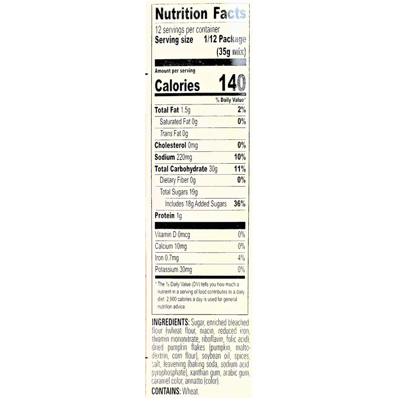 Krusteaz Baking Mix, Pumpkin Spice Quick Bread Mix, Made with