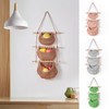 3 Tier Hanging Storage Baskets, Wall Mount Hanging Storage Organiser