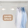 Plastic Hangers - Black Clothes Hanger No Shoulder Bumps &