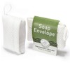 Soap Envelope 100% Recycled - Bar Soap Saver Pouch, Loofah
