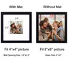 Yaetm 8x8 Picture Frames Black Set of 9, Square Photo