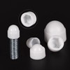 uxcell Plastic Dome Nut Protection Cap Covers, M5 Nut Cover