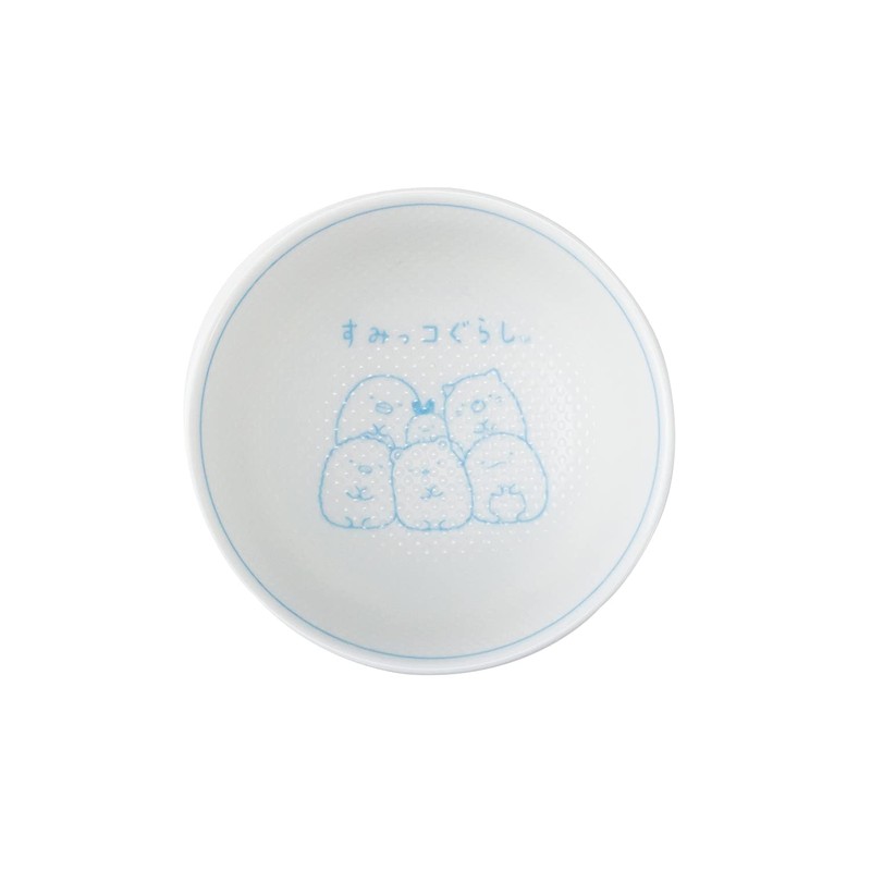 Asahi Koyo SG21-01 Sumikko Gurashi Rice Bowl, Dot, Light Blue,