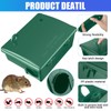 4 Pack Rat Bait Stations Large Rodent Bait Station with