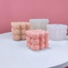 3D Heart Cube Aromatherapy Candle Silicone Mold Food Grade Candle