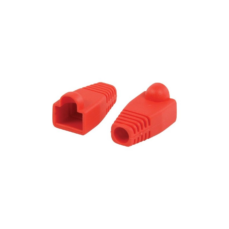 Value Line RJ45 Red Strain Relief Boots