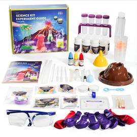 80+ Science Experiment Kit for Kids Ages 5-6-7-8, STEM Learning and Educational Toys, First Science Kit for Boys Girl Birthday Gifts