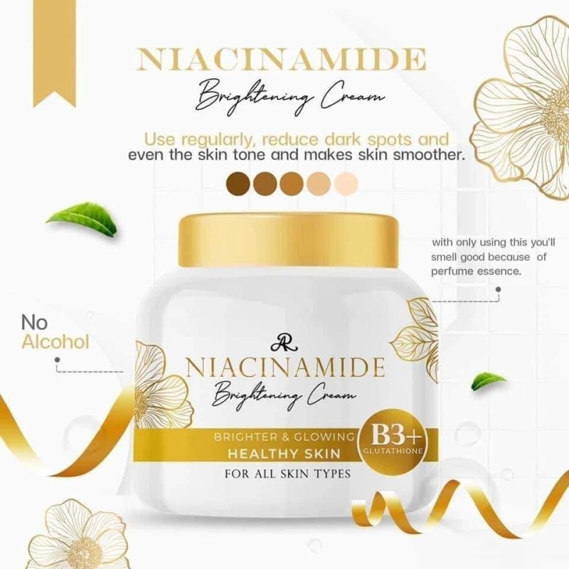 AR Niacinamide Brightening Cream Vitamin B3 & Glutathione 200g