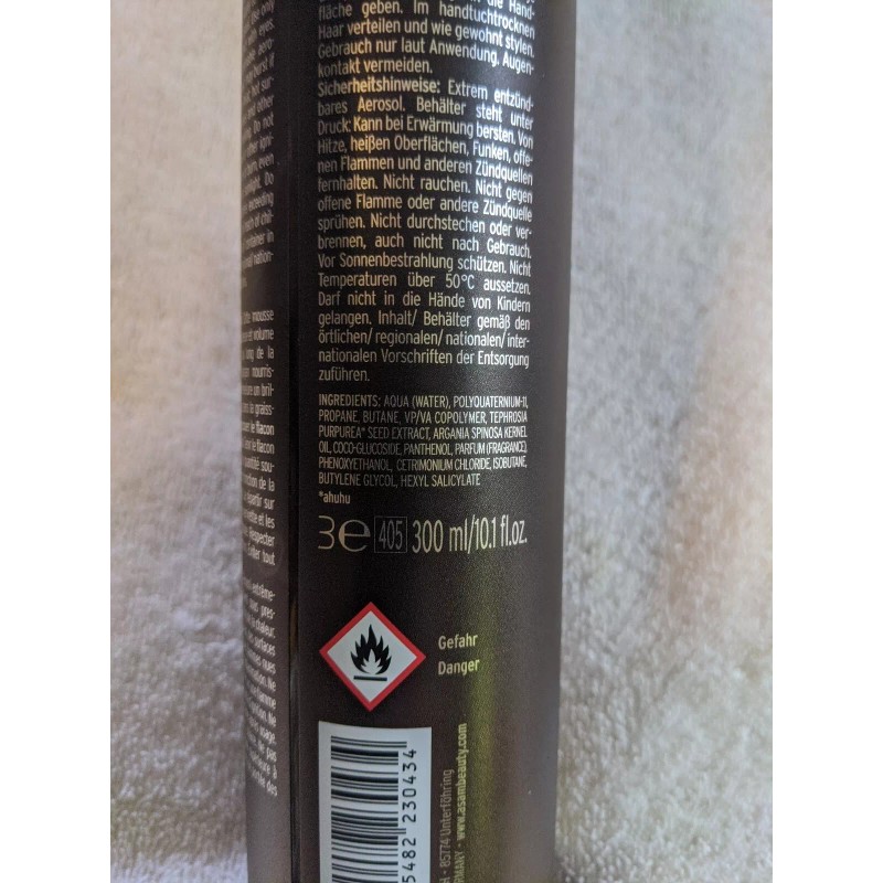 Ahuhu Organic Hair Care Style & Finish Volume Up Mousse