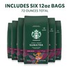 Starbucks Ground Coffee, Dark Roast Hot or Iced Coffee, Single-Origin