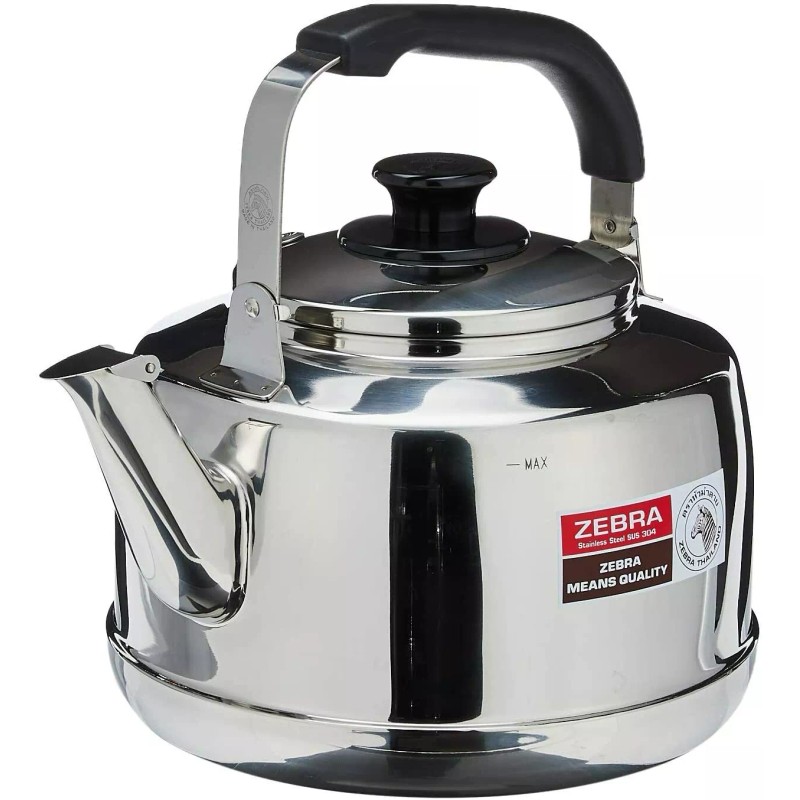 ZEBRA Teapot SUS304 Stainless Steel Whistling Sound Kettle 2.5 Liter