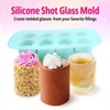 Silicone Shot Glass Mold 8 Cavity – Edible Shot Glass