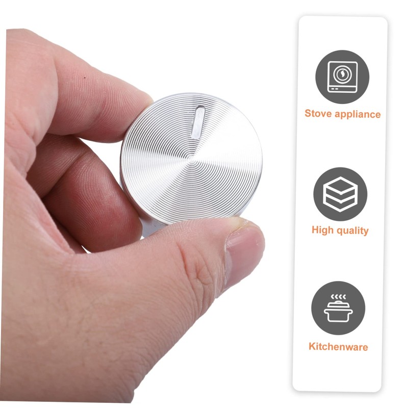 LABRIMP 5pcs Aluminium Alloy Cooker Stove Control Knobs Replacement Knobs