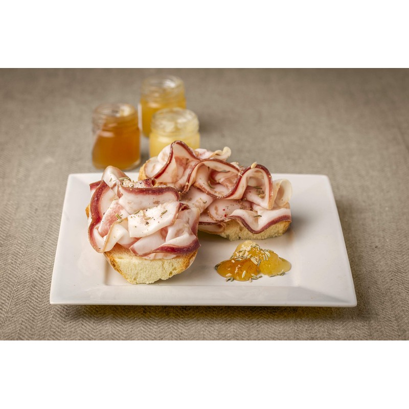 Guanciale Stagionato Salumi Pasini® | Metà 650g | Carne 100%